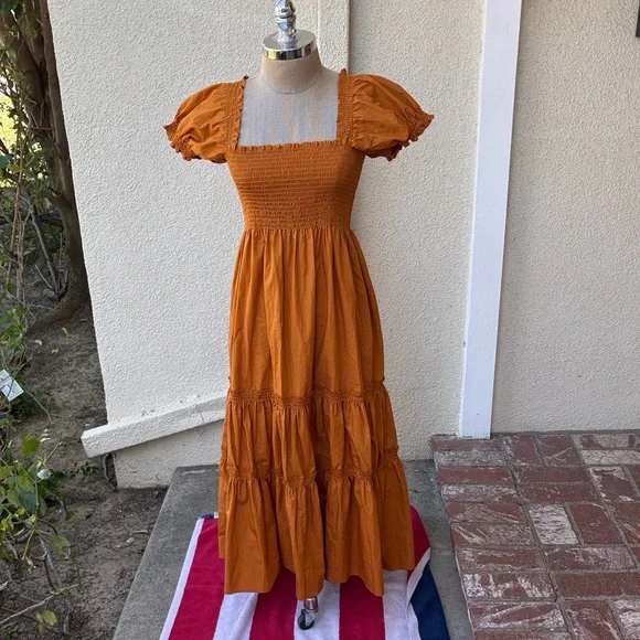 NWOT Anthropologie’s CAARA Daphne Tiered Bohemian style Dress - Picture 3 of 12